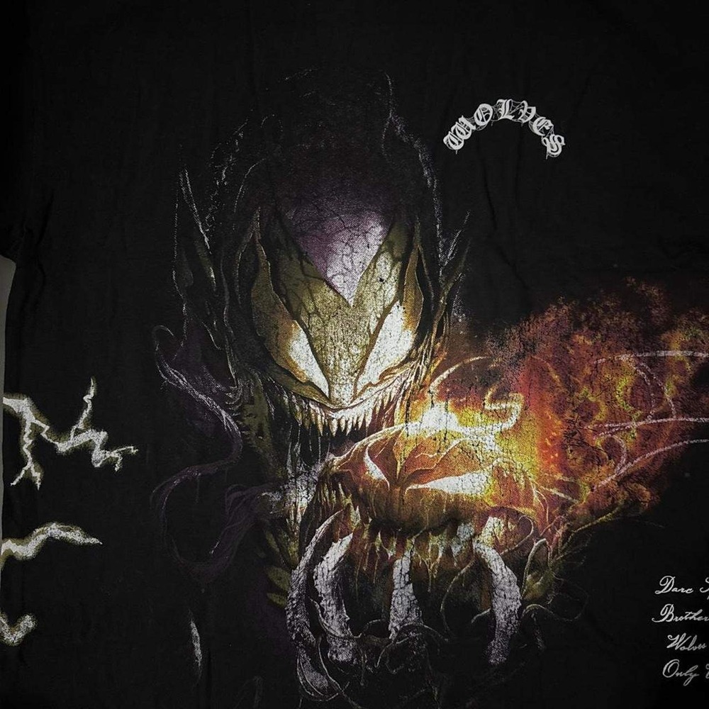 Darc Sport x Marvel Green Goblin Wolves Oversized T-Shirt Black Men's Medium - Picture 3 of 5